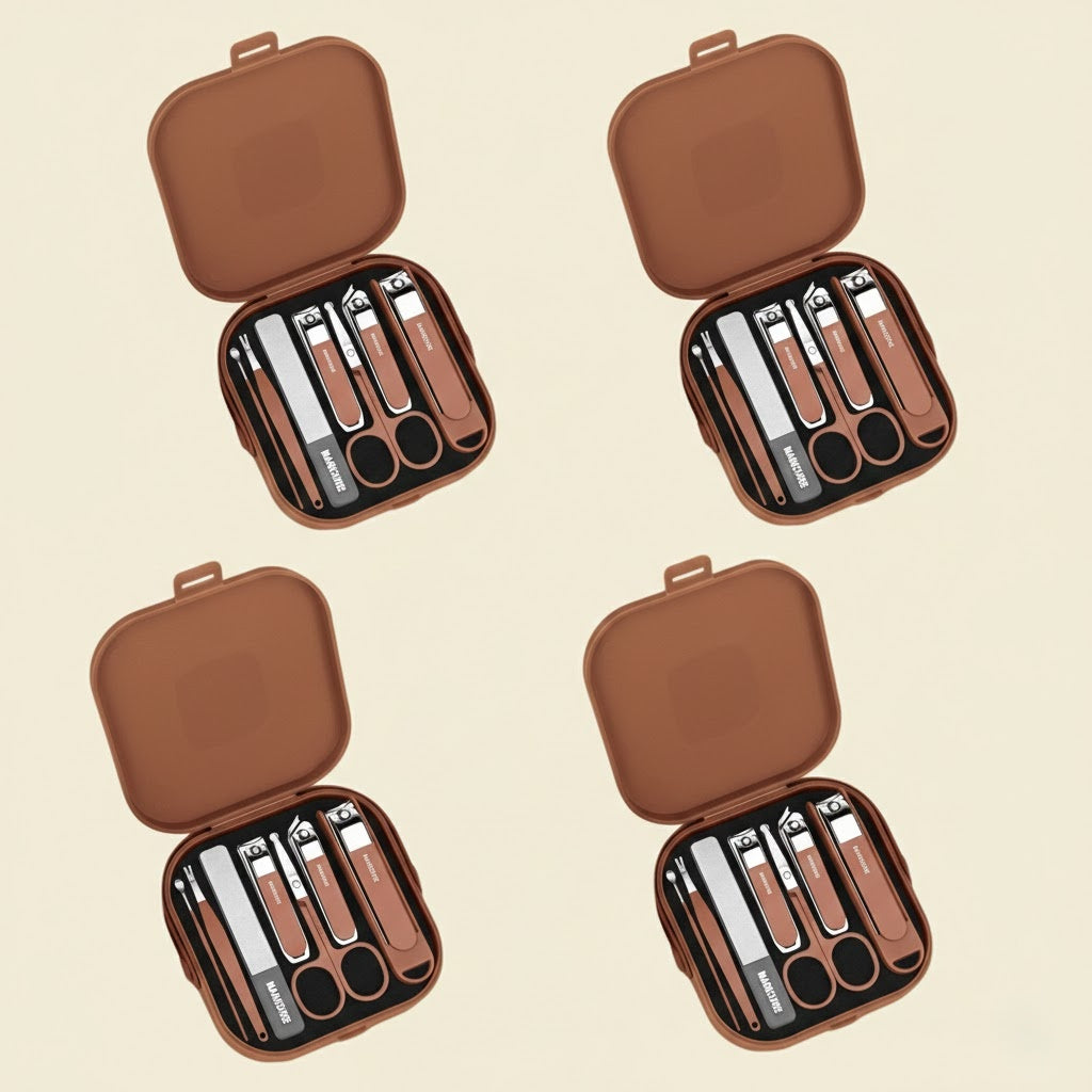 Healrize®🎁 Holiday Limited-Time Offer 💅 Anti-Splash Nail Clipper Set - 7 PCS Manicure Protection Tools 🛡️✨