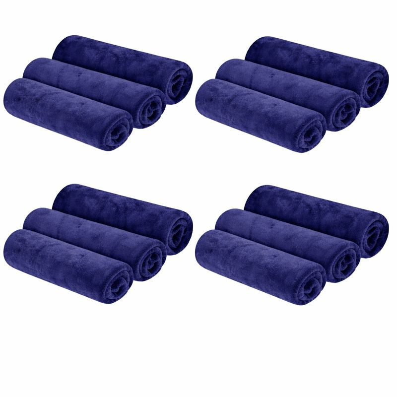 KUBOZN® 3 Pack Microfiber Twisted-Loop Quick-Dry Towels (Offer)