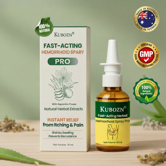 KUBOZN® Fast-Acting Herbal Hemorrhoid Spray Pro🩸(Stops Bleeding Instantly & Targets Internal/External Piles)